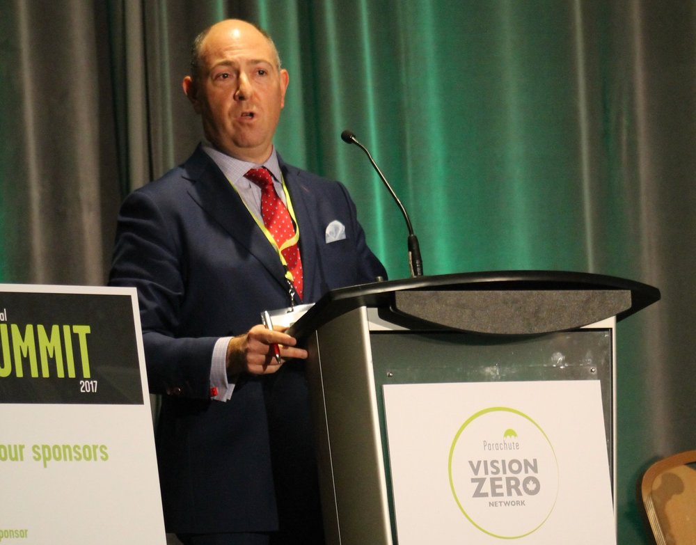  Ed Prutschi presenting at the 2nd Annual Parachute Vision Zero Network Summit, Oct 17-2017 